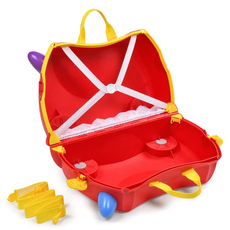 Vnútro kufríka Trunki s popruhmi
